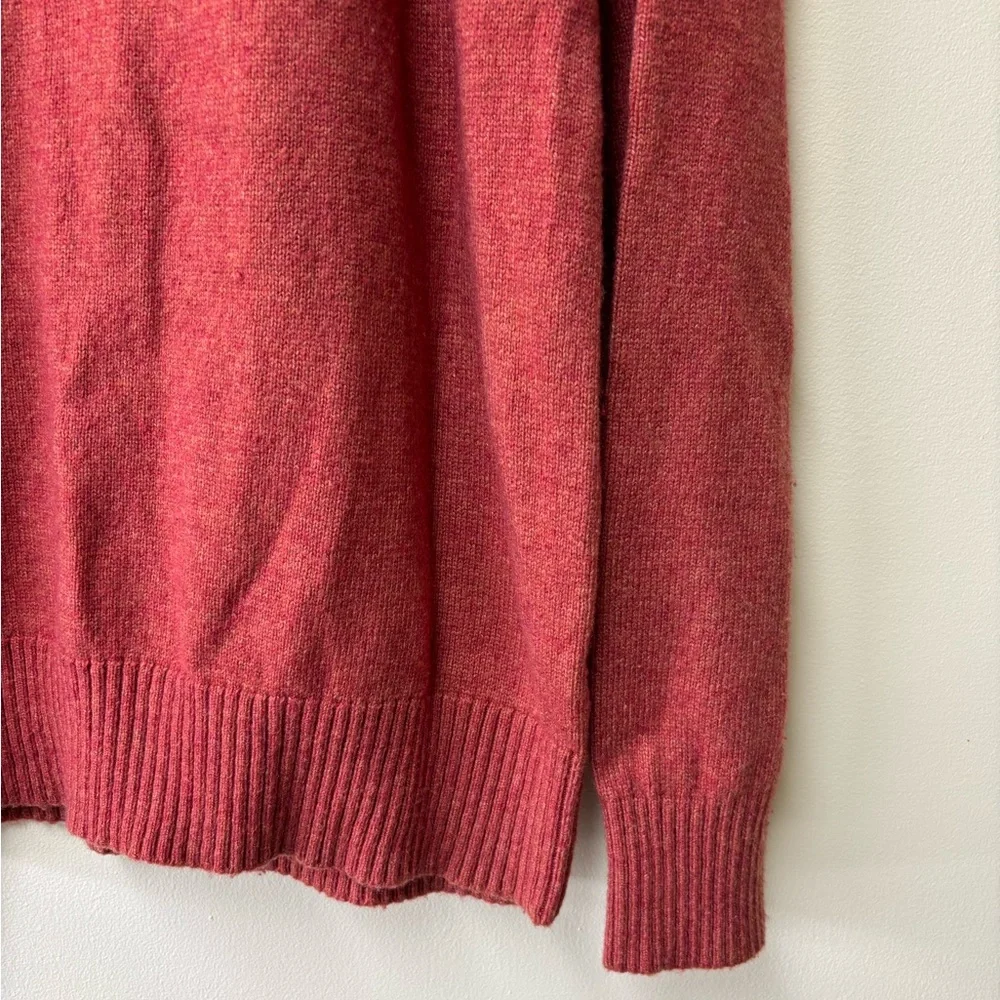 J Crew Mercantile Burnt Orange Wool Blend Sweater Size Large